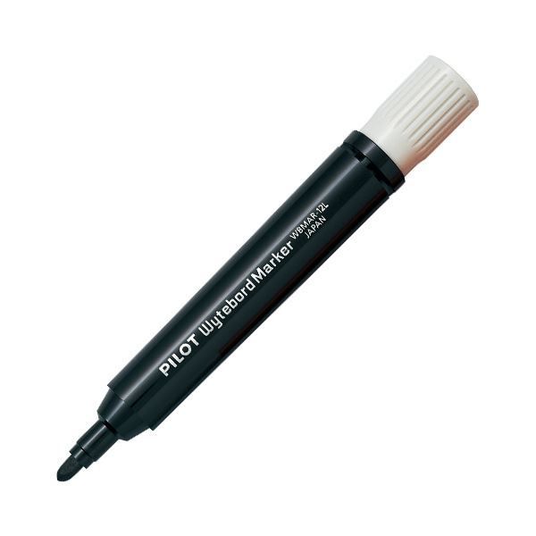 まとめ パイロットホワイトボードマーカー補充タイプ 中字 大型 ブラック WBMAR-12L-B 1セット 10本 ×10セット