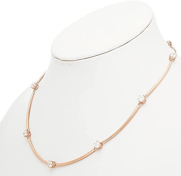 SWAROVSKI 5609710 ネックレス レディース ローズゴールド クリア 並行 