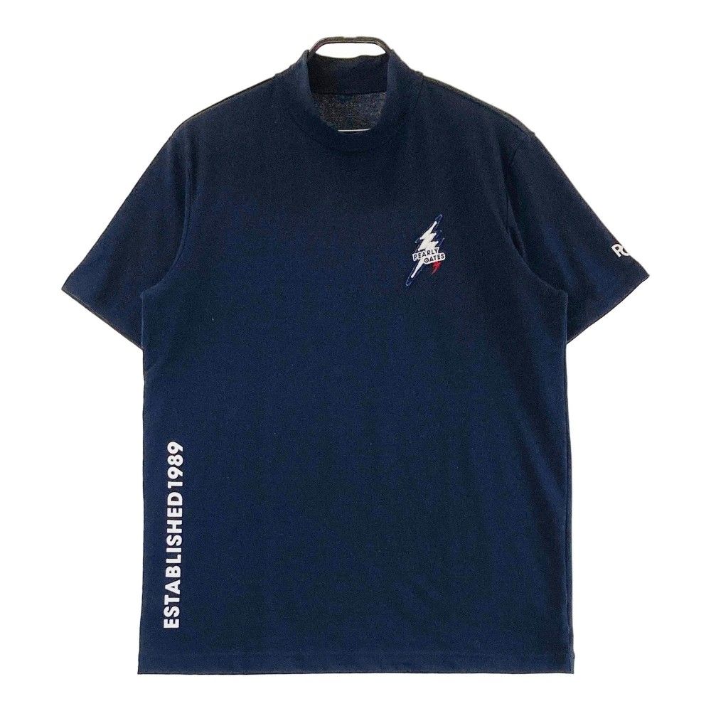 サイズ：5 PEARLY GATES パーリーゲイツ ハイネック 半袖Tシャツ