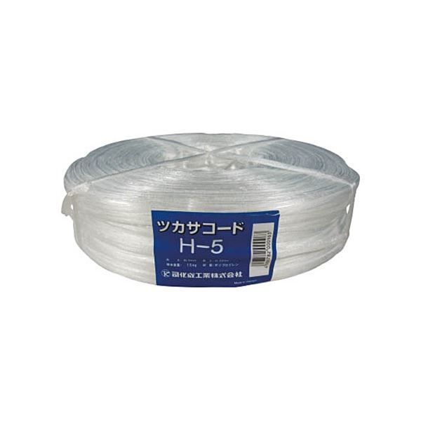 まとめ 司化成工業 ツカサ PP周面融着縄 ツカサコード H-5 1巻 ×5セット