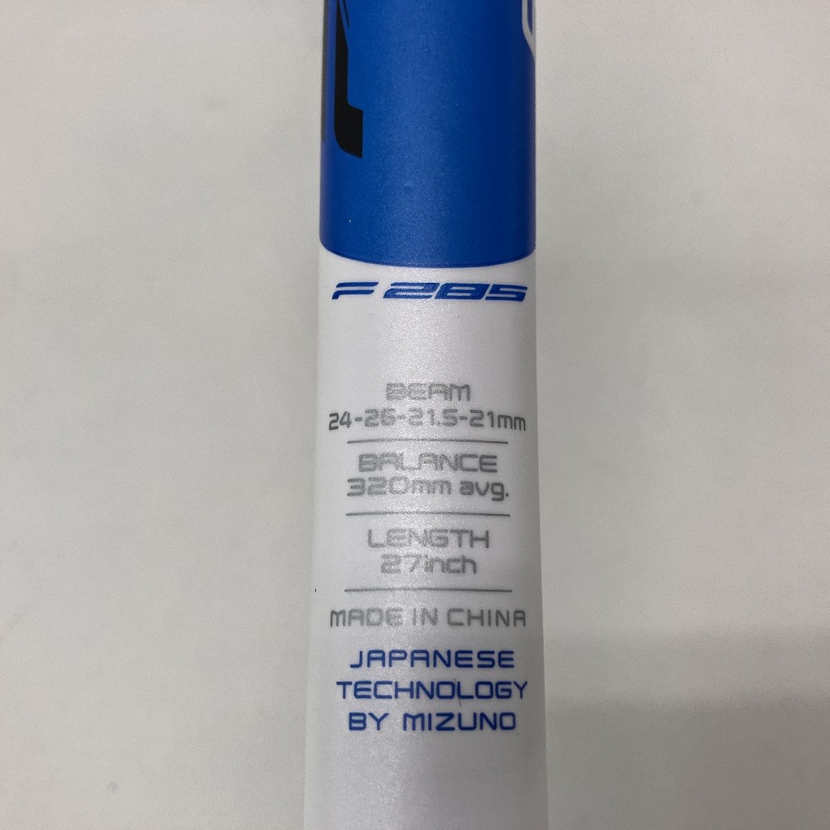 新世代の MIZUNO F285 ホワイトアンドブルー サイズG2 硬式テニスラケット テニス用品 ラケット ミズノ Z10397180 送料無料・30日間返品無料。