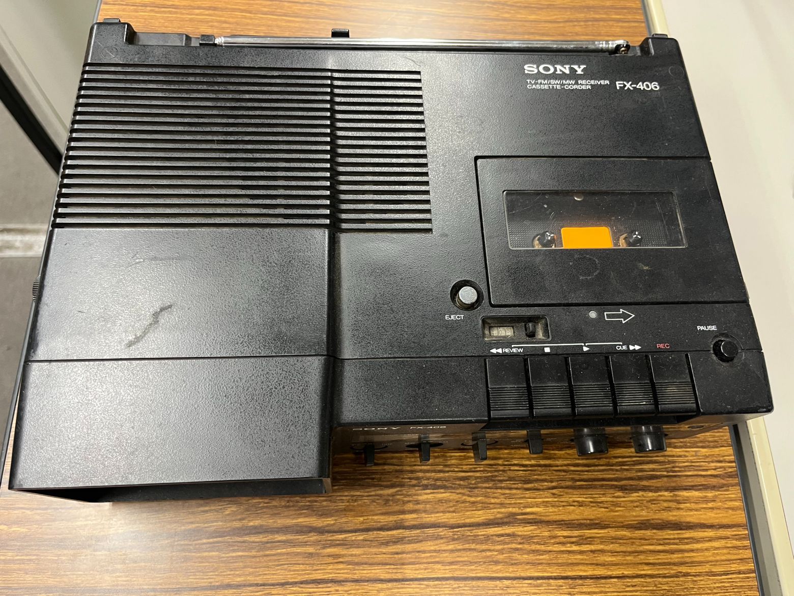 SONY ソニー FX-406 1978年製 ラジカセ レトロ レア) ソニー FX-406 TV ラジカセ 79年製 - メルカリ