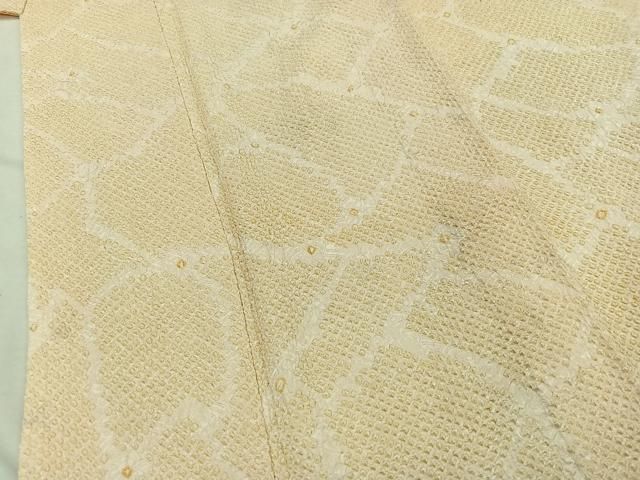 平和屋着物□大変加工の良い総絞り小紋 正絹 逸品 AAAT2408jh