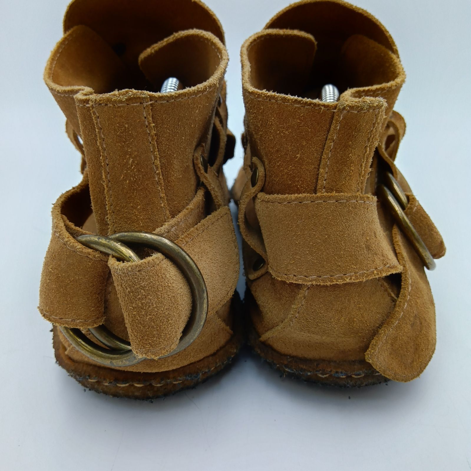 SECCHIARI MICHELE セッキアーリミケーレ モカシンブーツ カーキ