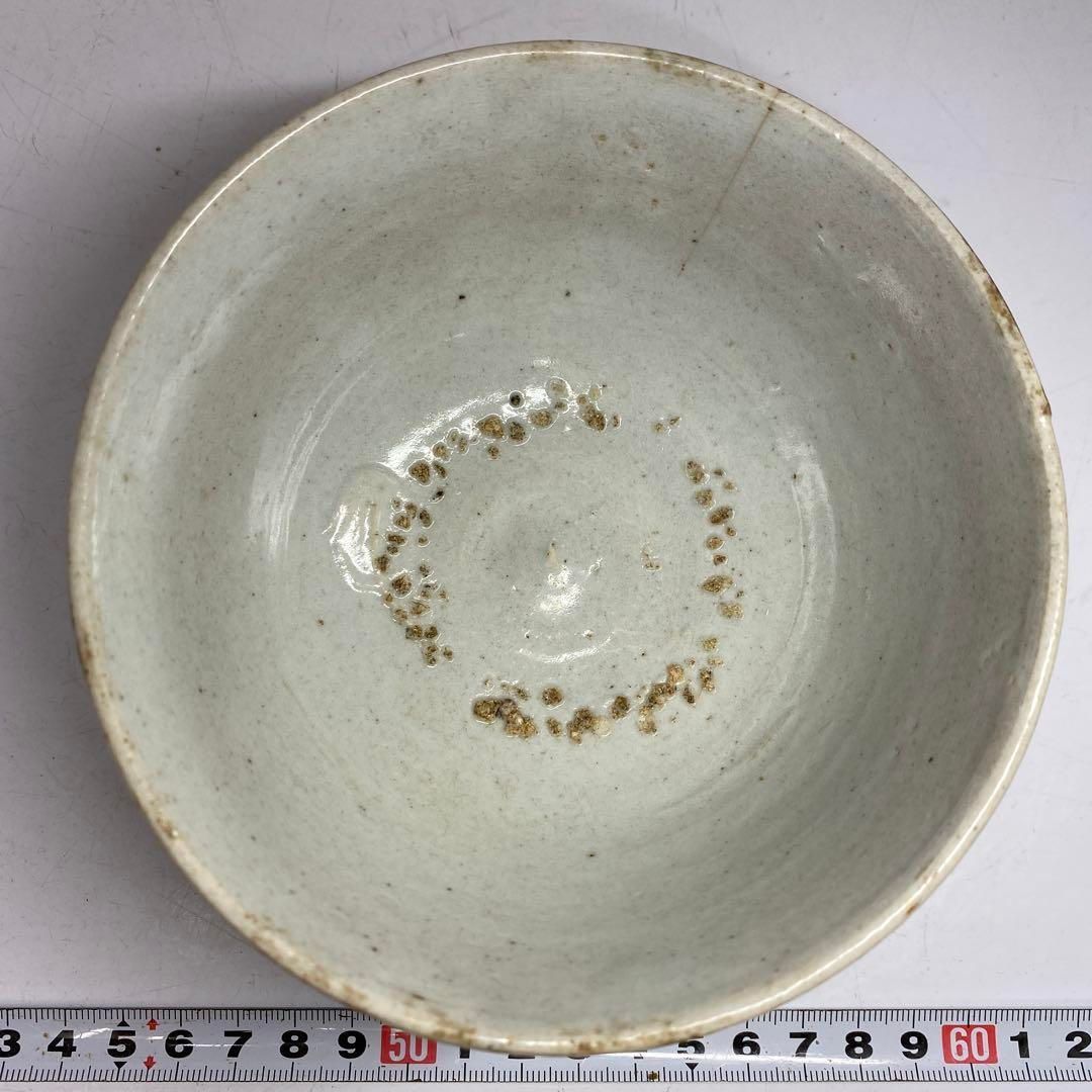 朝鮮古美術 李朝白磁茶碗 F 直径13.2cm 東H5-0903②タニチ 2025