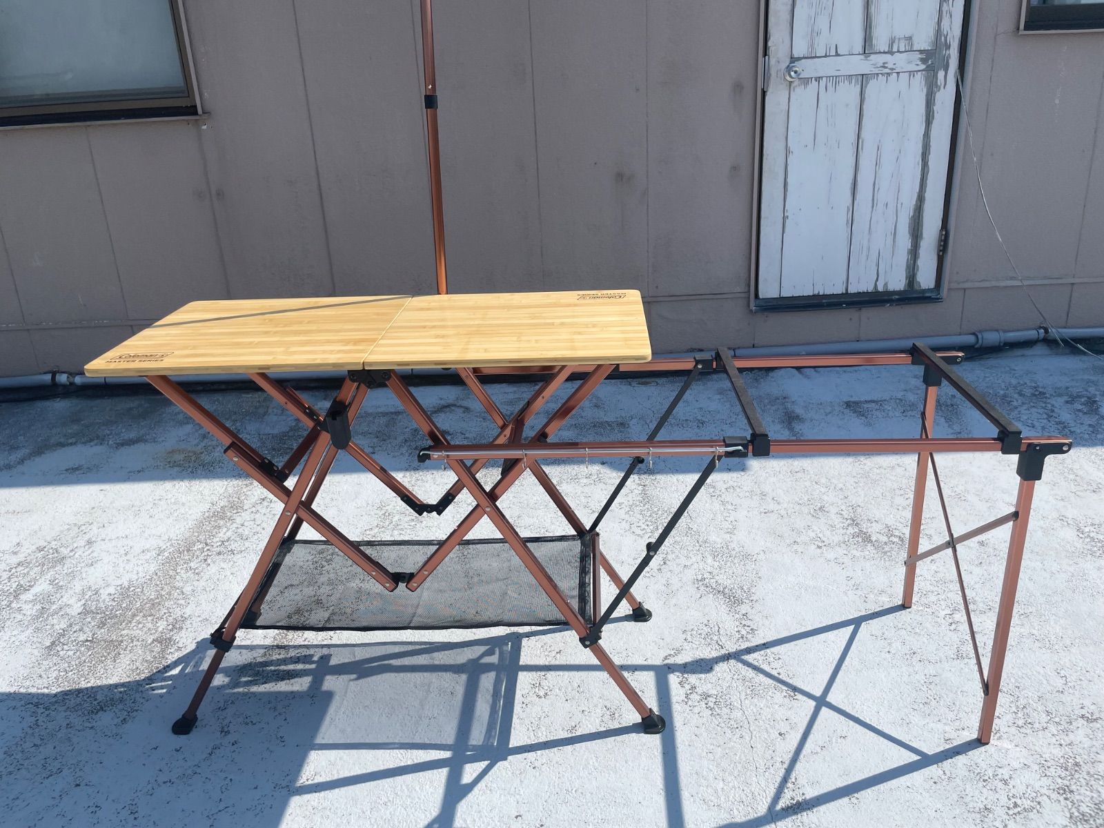 美品❗️ Coleman コールマン ワンタッチキッチンテーブル
