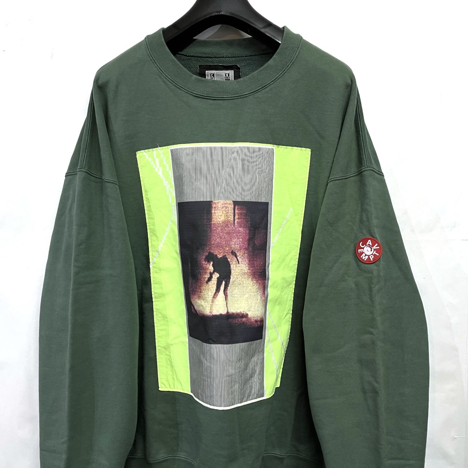 C.E CAVEMPT シーイー WASHED Sheets CREW NECK C.E / シーイー】cavempt WASHED WHITE TEMPLE CREW NEC