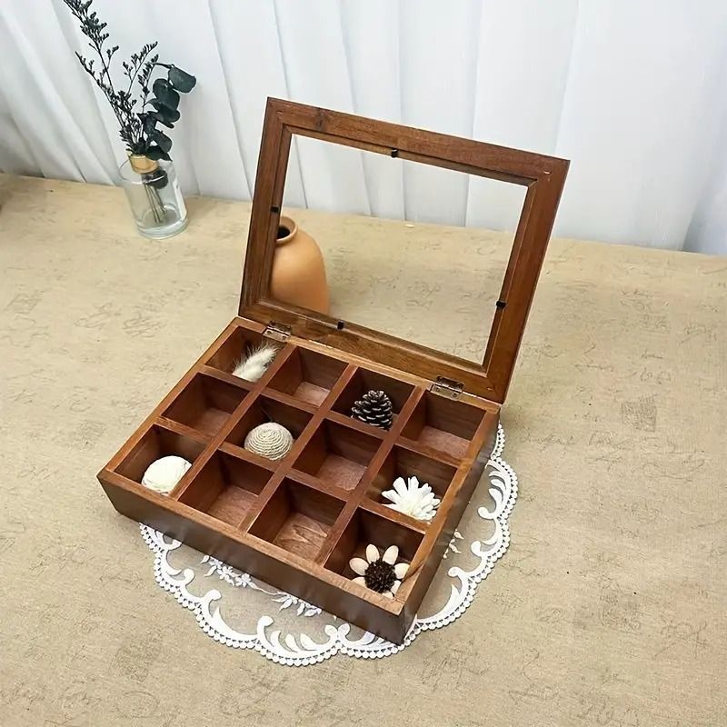 アクセサリーケース 木製 ジュエリーボックス 収納ボックス