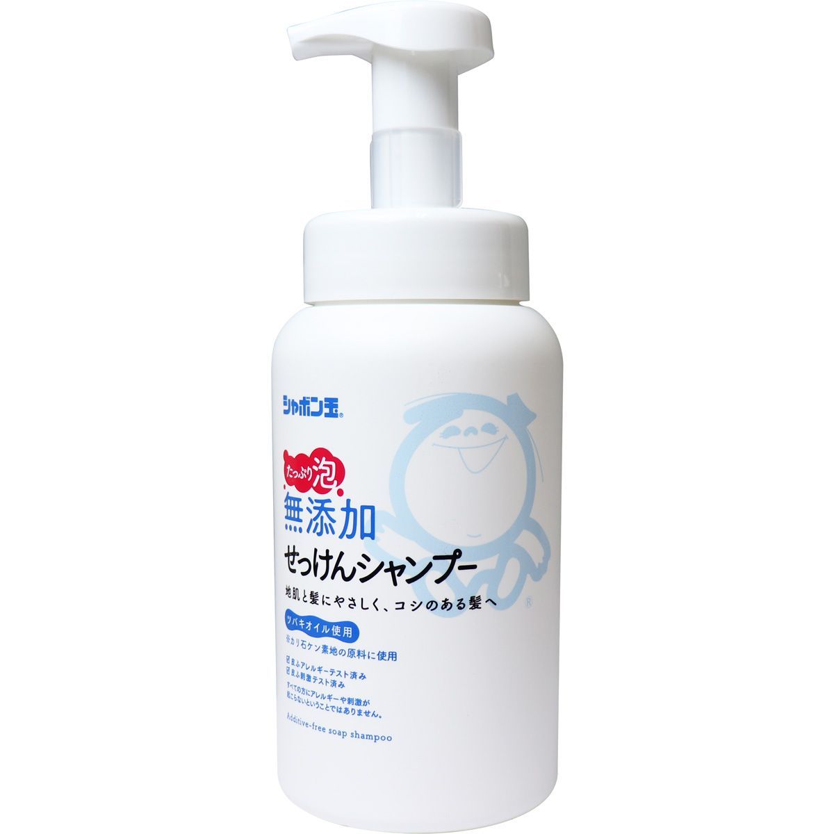 5セット シャボン玉無添加せっけんシャンプー 泡タイプ 520mL