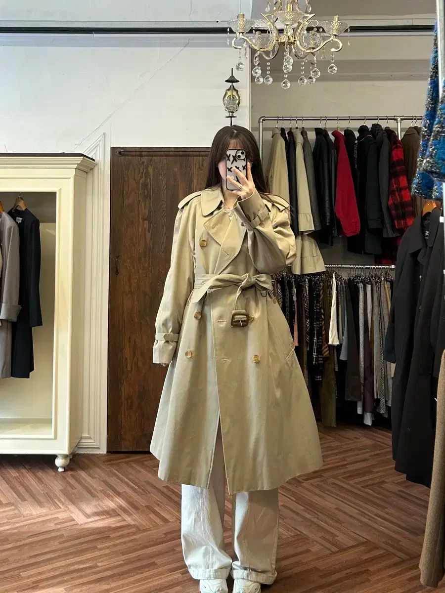 アクアスキュータム Aquascutum ベージュ トレンチコート メンズ