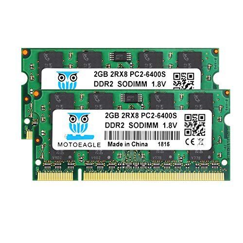 PC2 6400S_D3-2GB-6400Sx2 DDR2 800 PC2-6400 ノートPC用メモリ 2GB×2