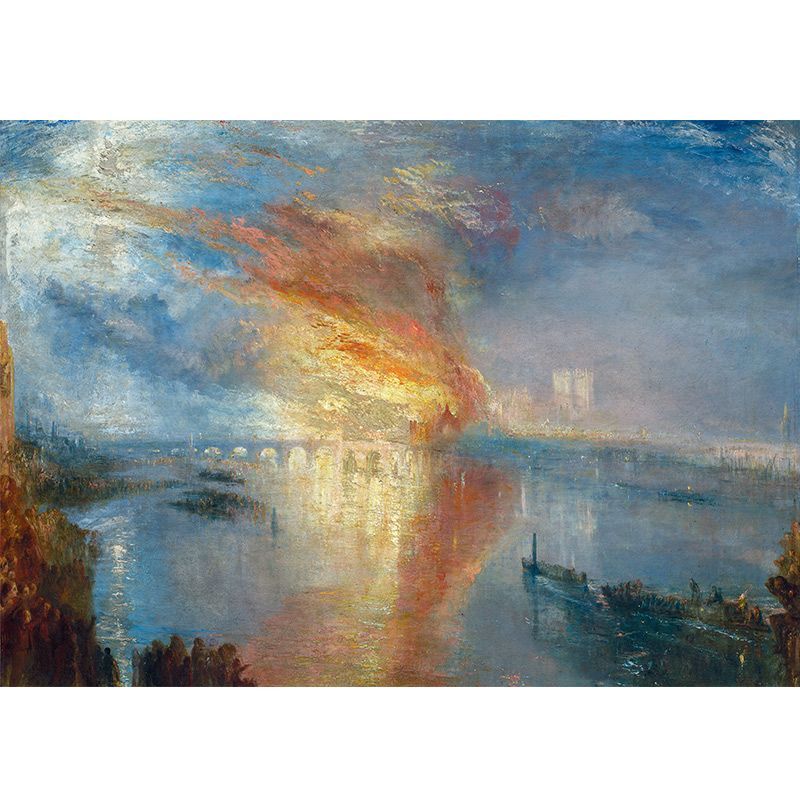 A3サイズ ターナー ポスター 国会議事堂の火災 アートポスター 絵画