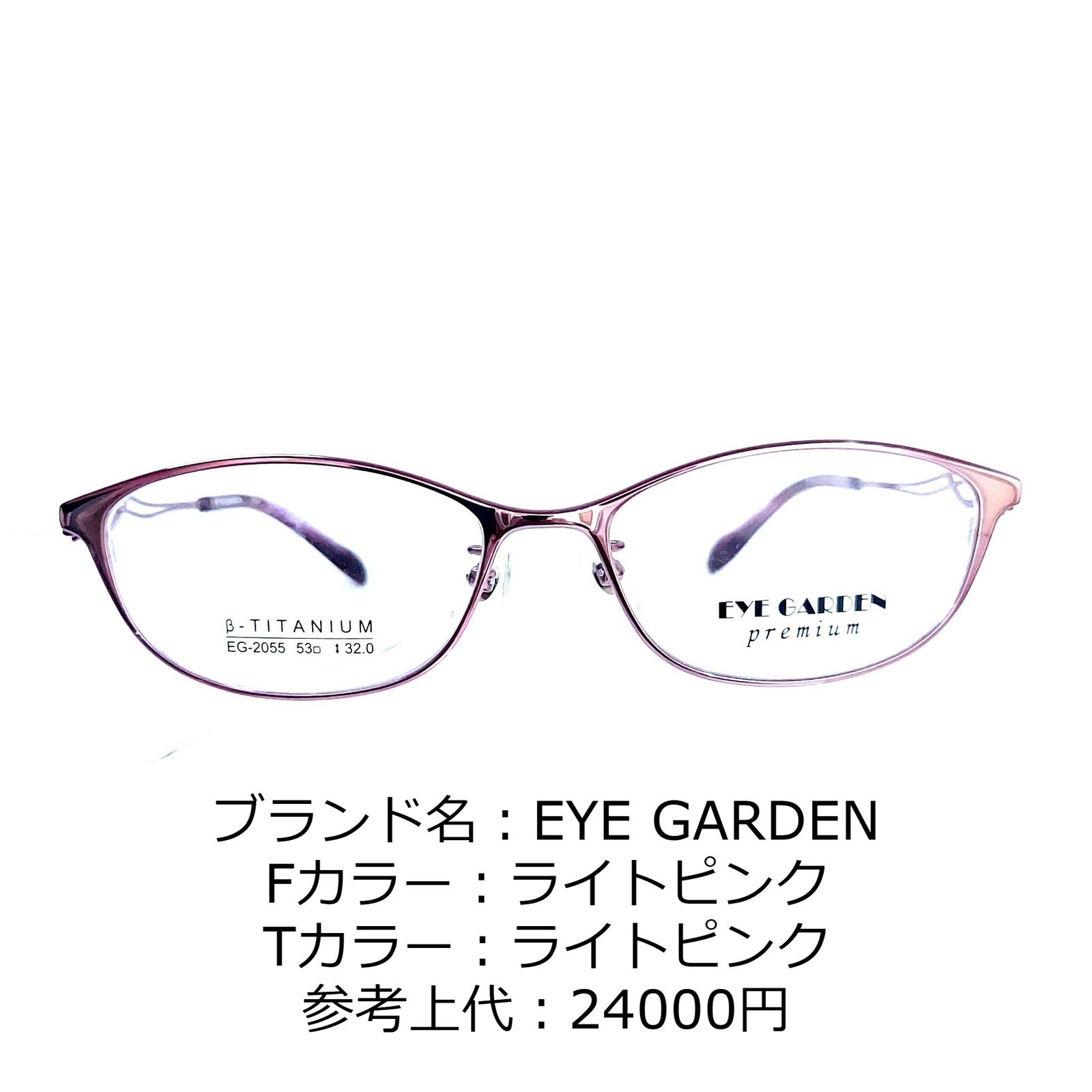 No.1170+メガネ EYE GARDEN【度数入り込み価格】フレーム品番EG-2055