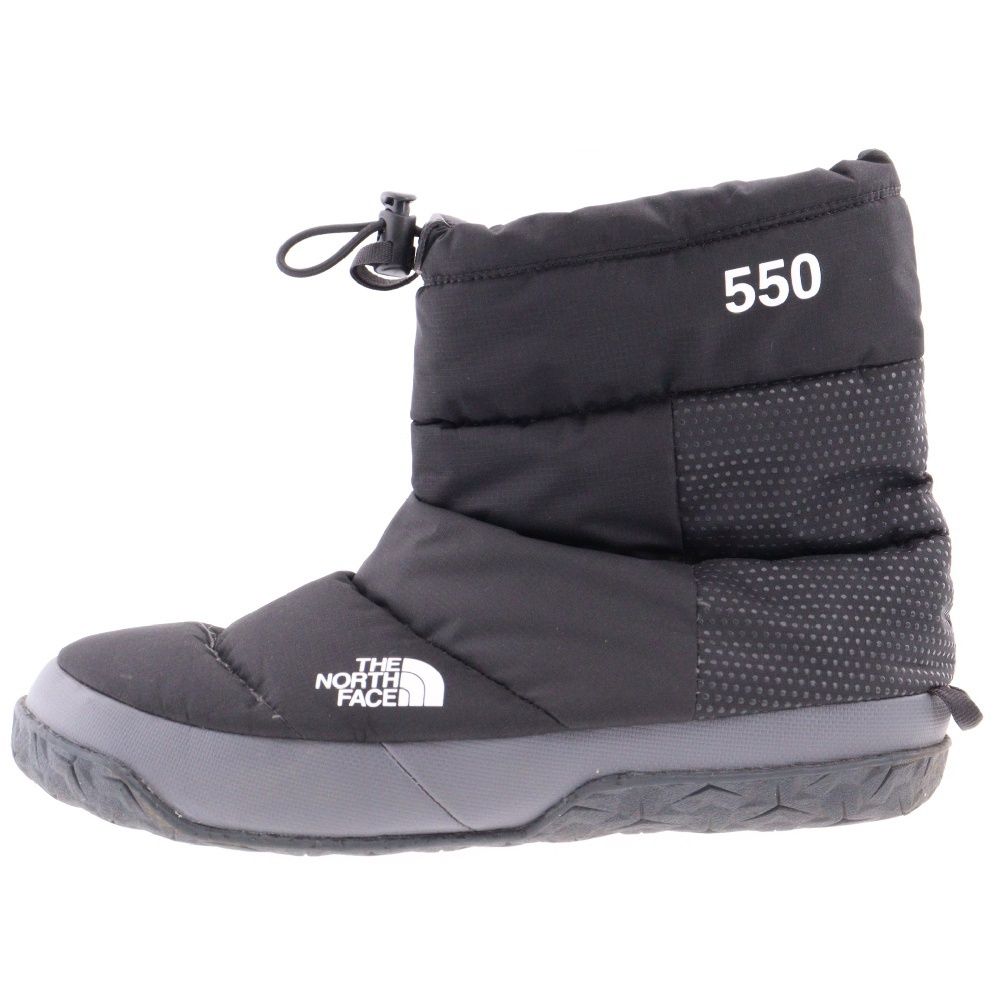 THE NORTH FACE (ザノースフェイス) NUPTSE APRES BOOTS ヌプシ アプレ ロゴ スノーブーツ ダウンブーツ ブラック US10/28cm NF0A7W4H