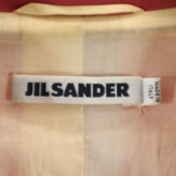 ジルサンダー イタリア製 チェスターコート 36 ピンク JIL SANDER