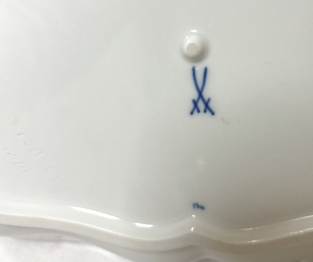 Meissen マイセン ブルーオニオン 飾皿 トライアングルプレート