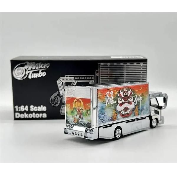 1/64 Micro Turbo PEAKO ピーコ デコトラ ウイング 大型 トラック Lion Dekotora Truck  メタリッククローム○Ｍ８８ - メルカリ