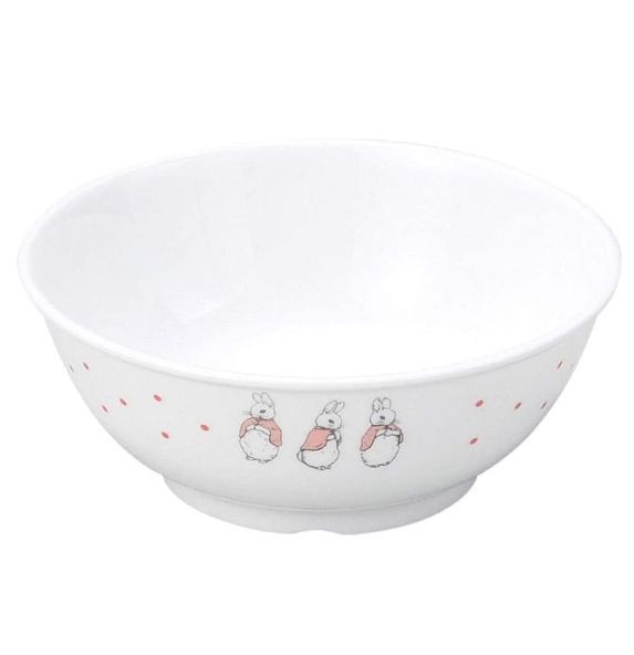 OGISO おぎそ ピーターラビット ドットガールズ 強化磁器食器4点-スプーンフォークセット 食洗機 レンジ対応 Peter Rabbit Dot Girls 4 Piece Reinforced Porcelain Spoon Fork Set