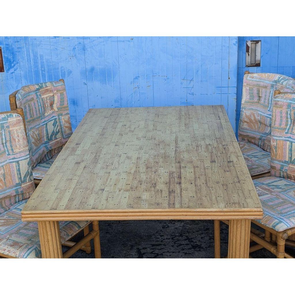 日本製 ラタン リゾート カサブランカ ダイニングチェアセット 籐 SZ