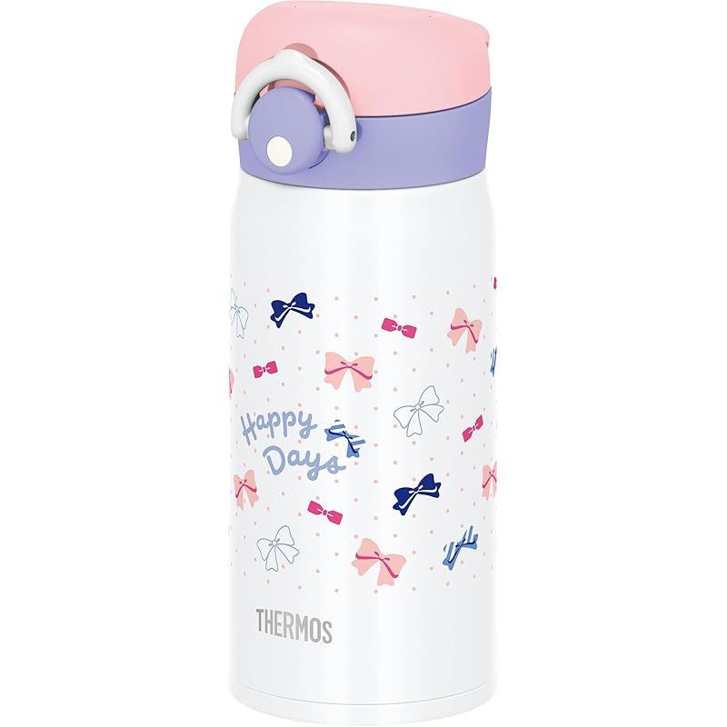 【新着商品】サーモス 水筒 真空断熱ケータイマグ 350ml リボンホワイト JNR-353G RWH