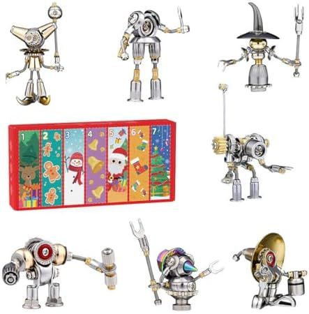 OBIOCKIDAY オビオックデイ 3Dメタルパズル メカモデルキット ロボット3Dメタルパズル 大人用 スチームパンク メカDIY 頭の体操 3Dパズル 500個 ロボット3Dメタル組み立てセット クリスマスサプライズボックスギフ