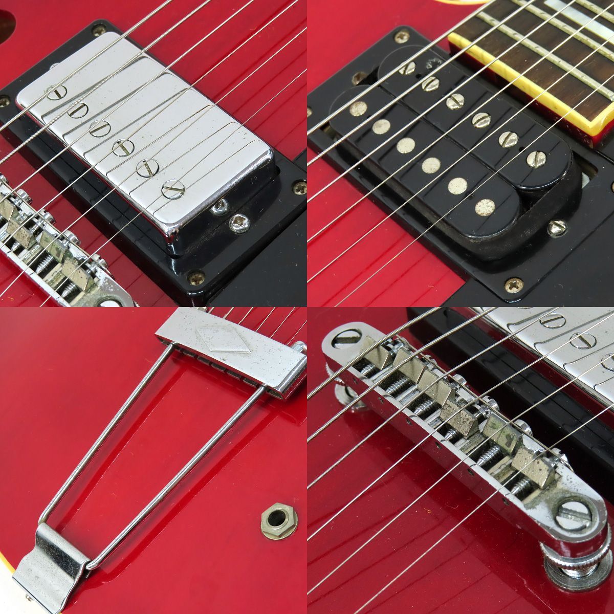 R.K Herby アールケーハービー ES-335 チェリー ジャパンビンテージ セミアコ セミアコースティックギター エレキギター ※中古