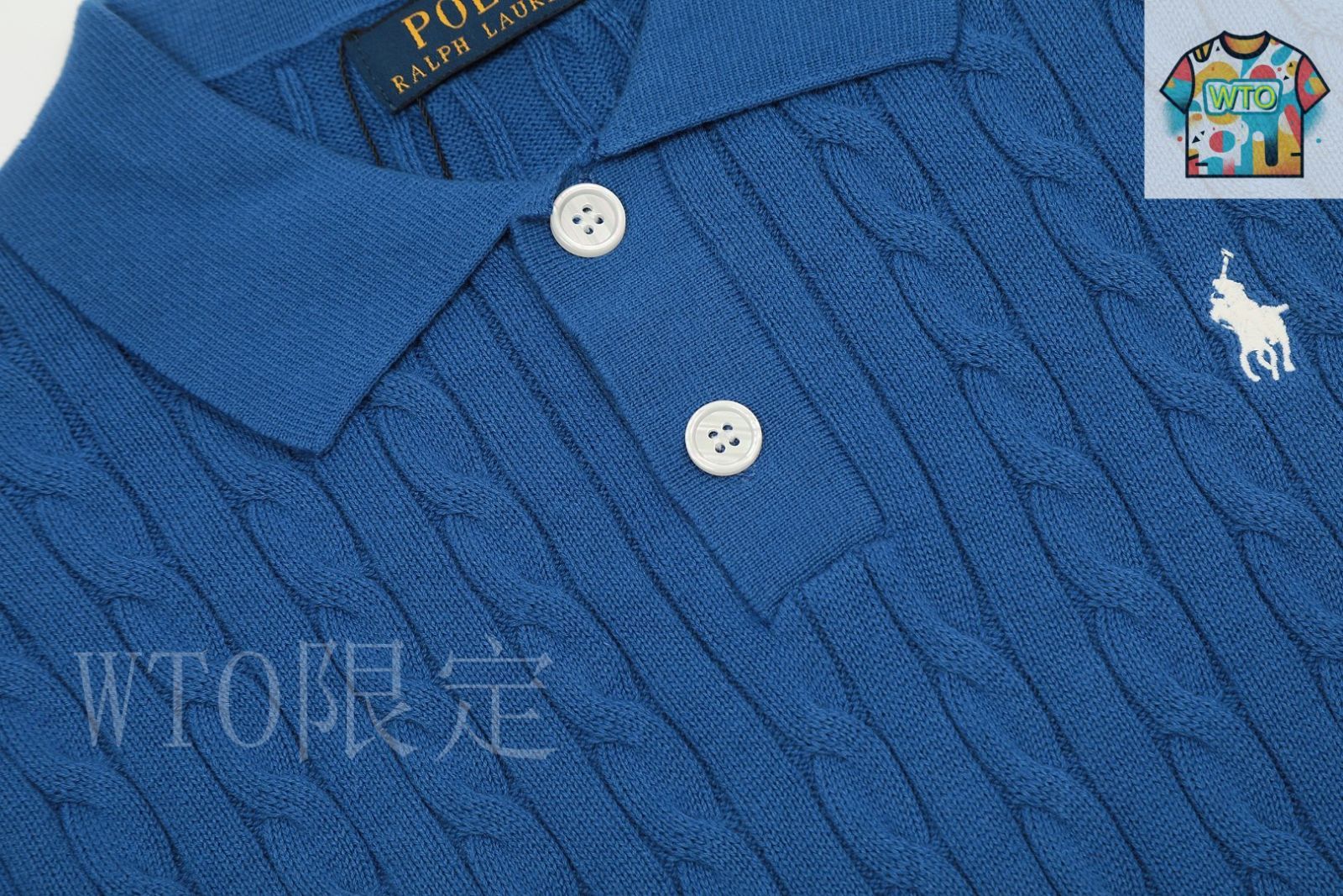 今日WTO】Ralph Lauren ラルフローレン ポロカラー 小馬刺繍