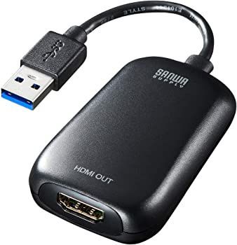 【中古】サンワサプライ USB3.0-HDMIディスプレイアダプタ(1080P対応) USB-CVU3HD1