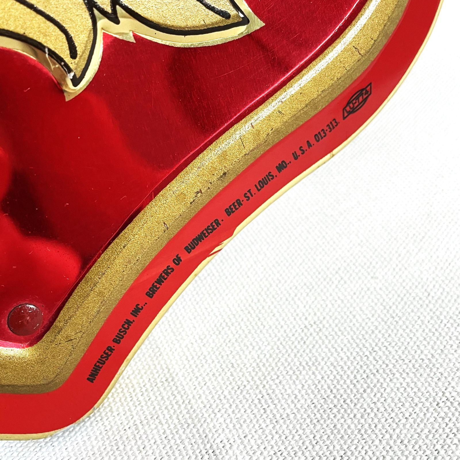 70s Budweiser Metal Sign バドワイザー メタル看板 70年代 
