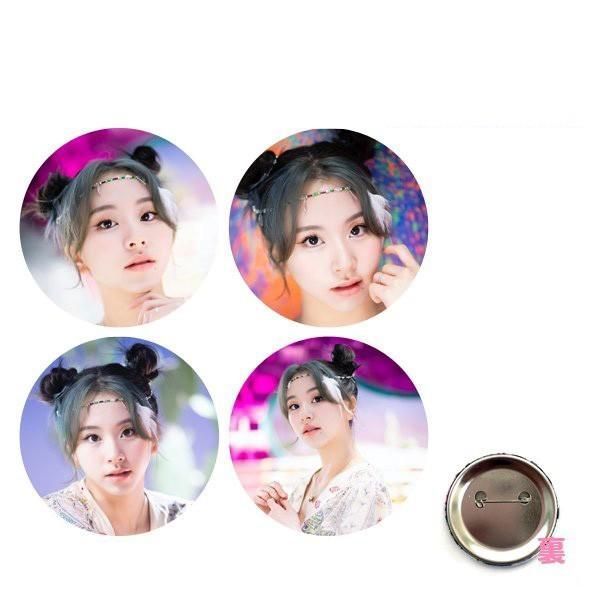 4個セット チェヨン TWICE 缶バッチ バッジ 韓流 グッズ na002