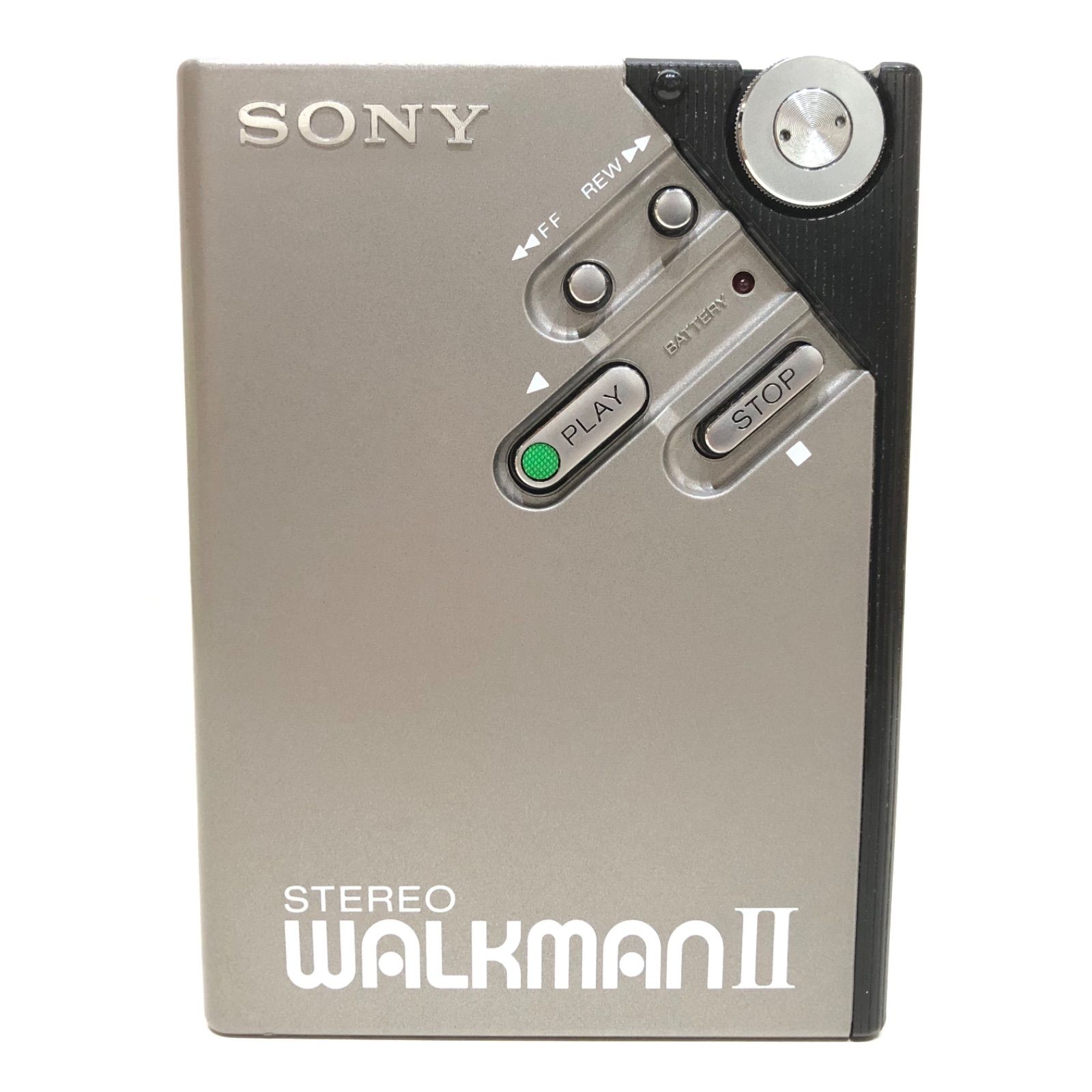 【ジャンク品】SONY ソニー STEREO WALKMAN WM-2 カセット ウォークマン 6-D079/1/060 SONY WALKMAN II カセットウォークマン 赤 SONY ソニー WM-2 WALKMAN2