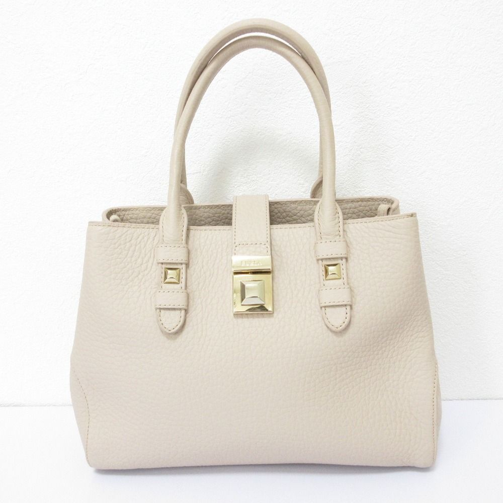 良品 FURLA フルラ JOANN ジョアン レザー スタッズ