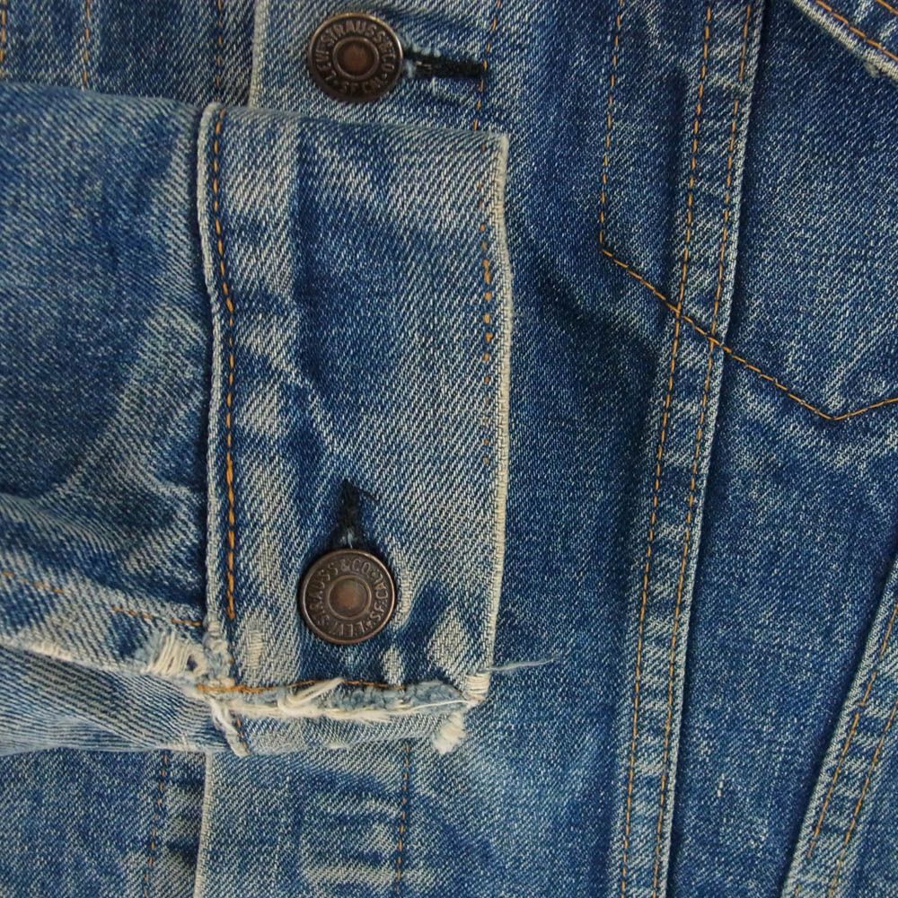 Levi'sリーバイスBIG E ブランケット デニムジャケット裏刻印525 Levi's リーバイス ヴィンテージ 70505 BIG E 裏刻印525 デニム