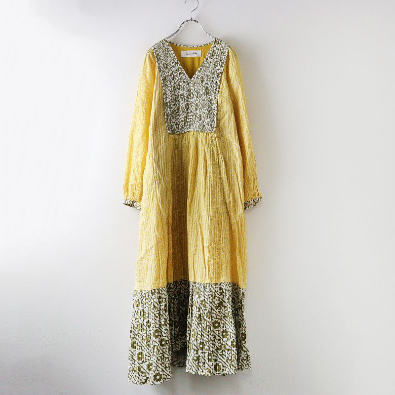新品タグ付【Sara mallika 】サラマリカ　ロングジレ（Yellow） Sara Mallika - 新品タグ付【Sara mallika】サラマリカ