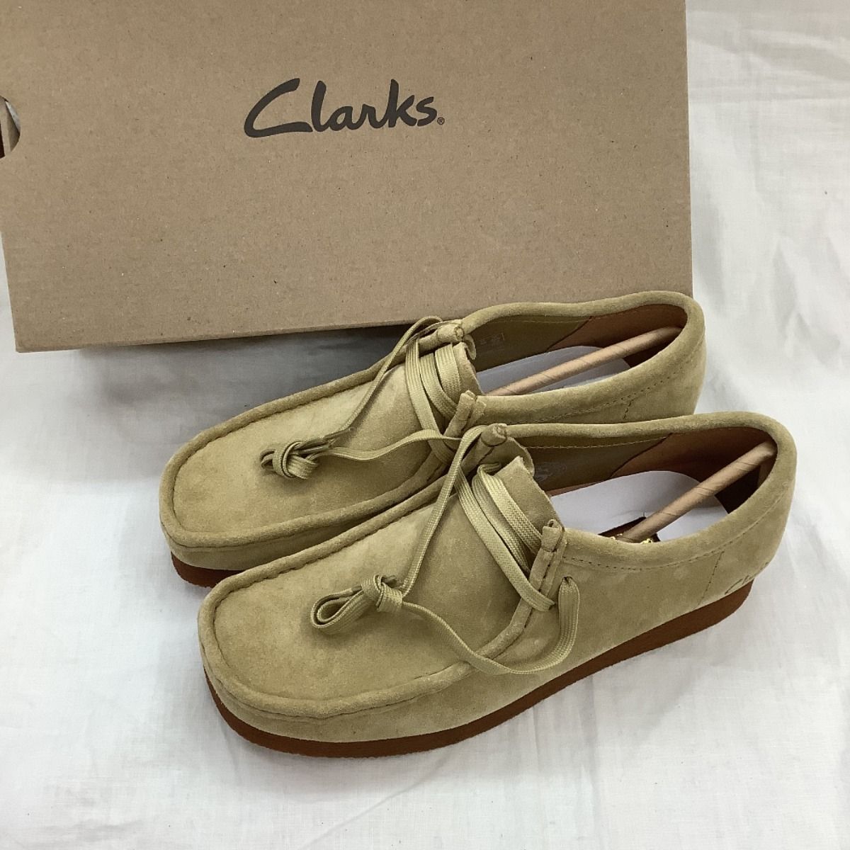 CLARKS クラークス ワラビーシューズ SIZE 25cm ベージュ - 靴