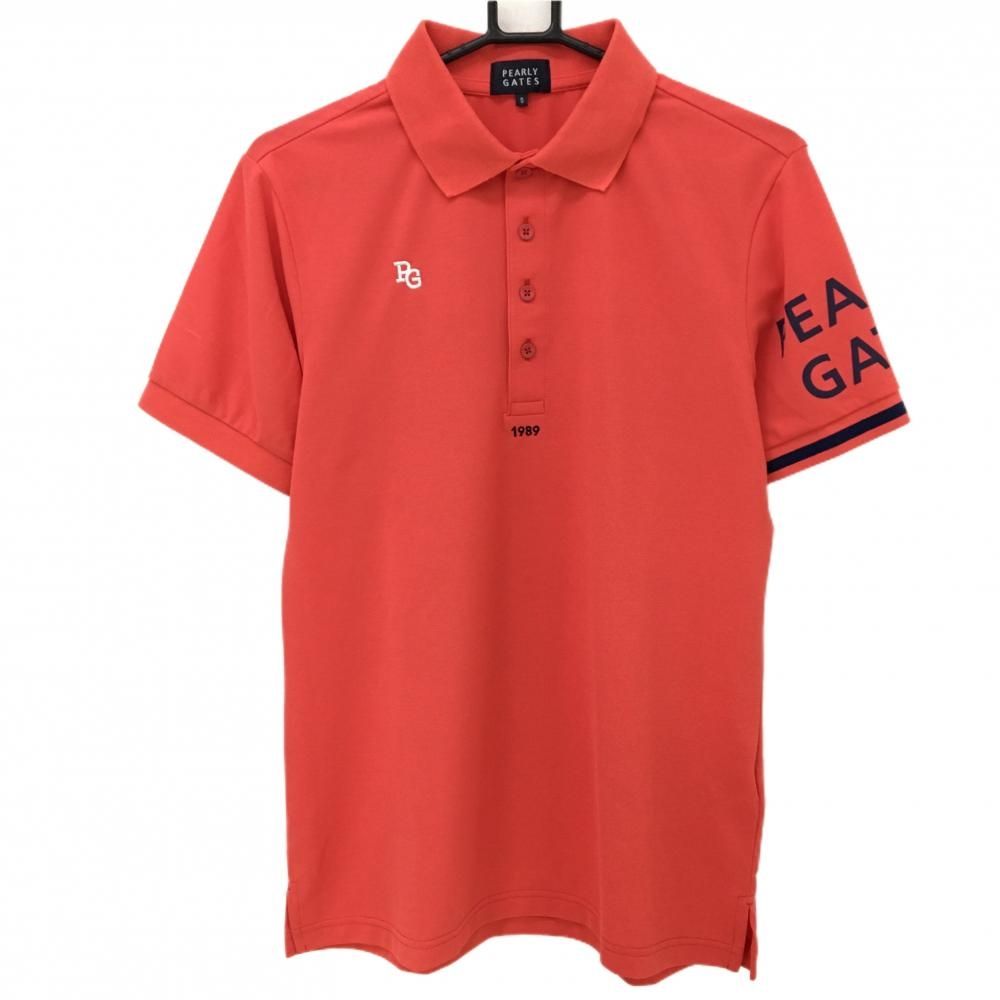 美品✨パーリーゲイツ 半袖ポロシャツ プリントロゴ ブラック PG 5(L)⛳️ 美品✨パーリーゲイツ 半袖ポロシャツ プリントロゴ ブラック PG 5(L