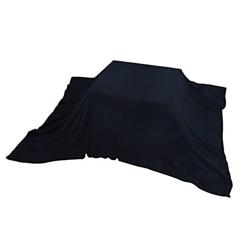 ブラック_長方形（185x235cm） こたつ毛布 軽量 こたつ中掛け毛布 正方形 暖かい なめらか やわらか 毛布 こたつ ブランケット マイクロファイバー素材 こたつカバー こたつ上掛け ソファーカ