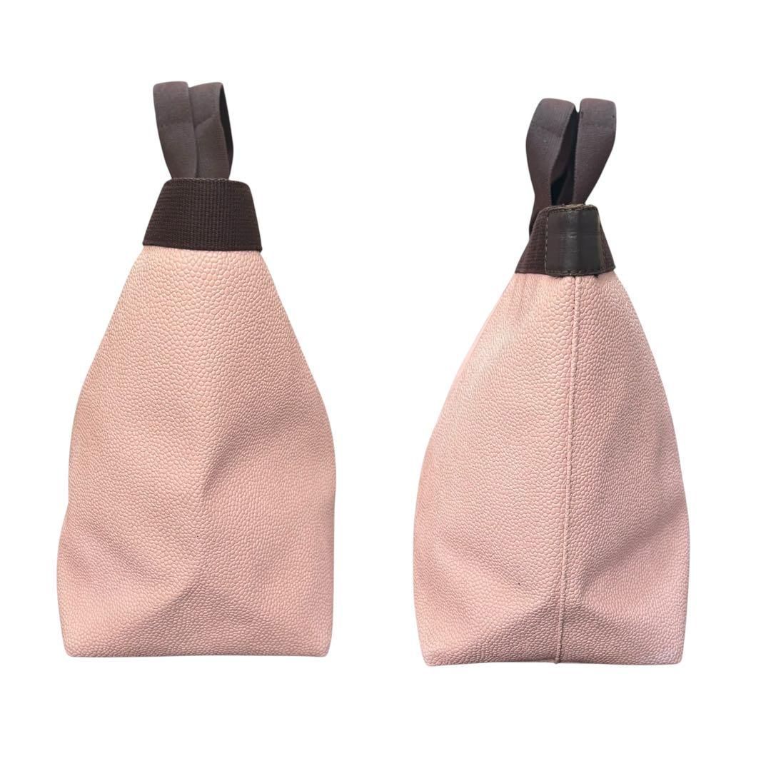 エルベシャプリエ Herve Chapelier トートバッグ レザー 舟型 スクエア 
