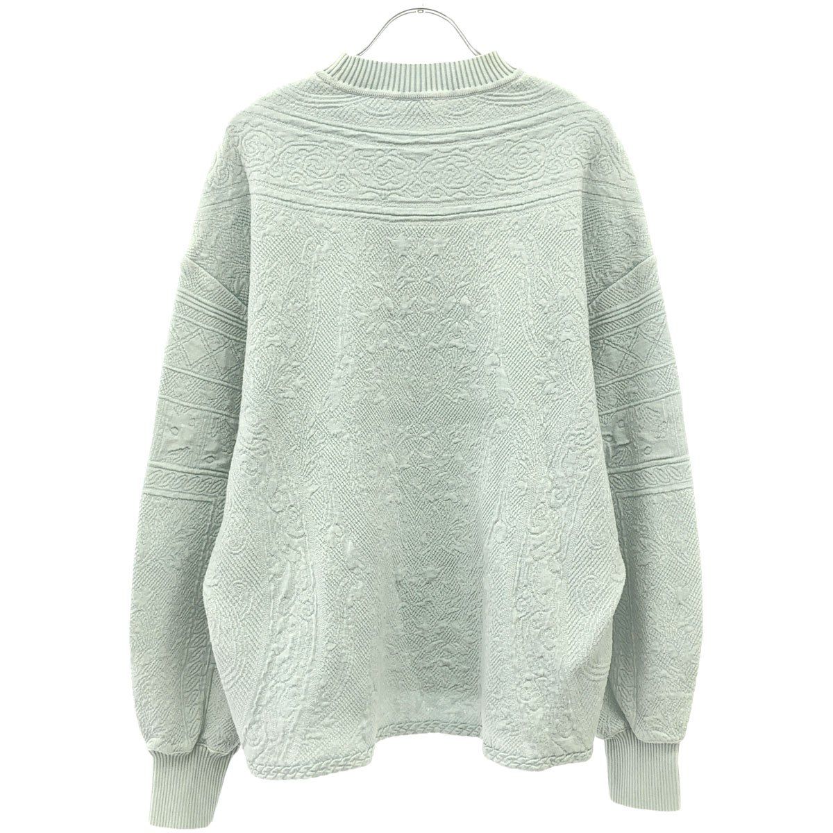 Mame Kurogouchi マメ　ロングスリーブニット セーター　ニット mame kurogouchi マメ クロゴウチ 24SS Floral Pattern Jacquard