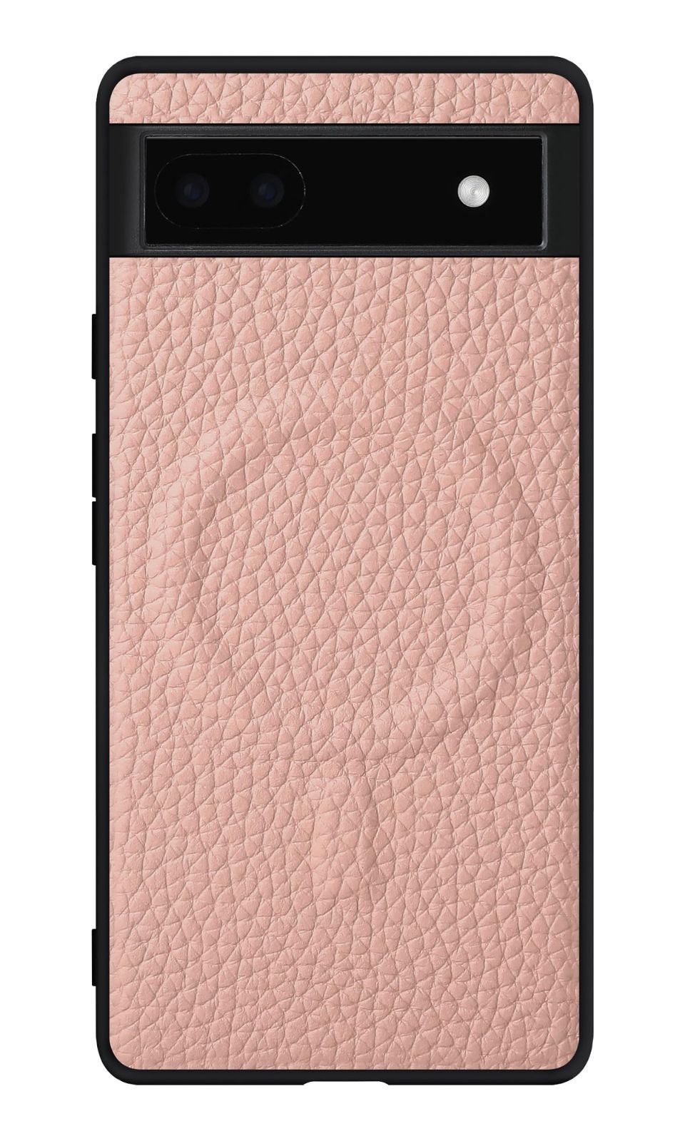 新品 Google Pixel 6a ケース 本革 シュリンクレザー スマホケース スマホ カバー 背面ケース 携帯ケース ストラップ 付属 落下防止 (サクラピンク)