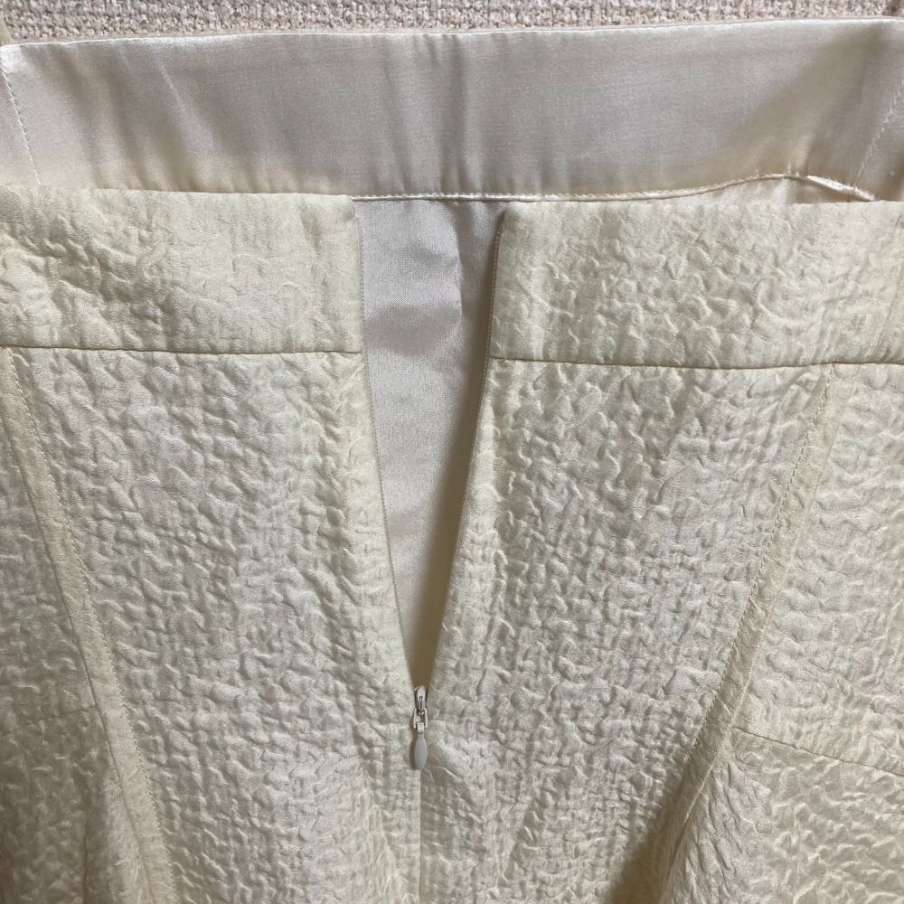 美品 BLAMINK ブラミンク コットンシルクジャガードキャミドレス  