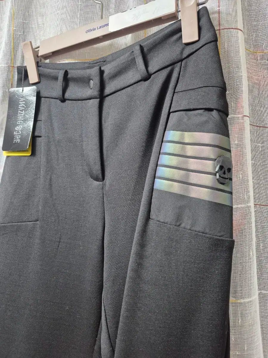 AMAZINGCORE GOLF レディース ブラック ズボン S 26 27 LLC-HASEGAWATOSO_COM