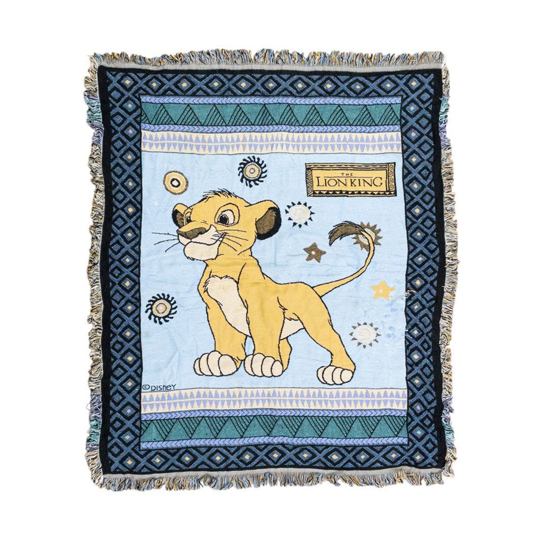 USA製 ライオンキング ディズニー ラグマット カーペット 90s▲ USA製 ライオンキング ディズニー ラグマット カーペット 90s△