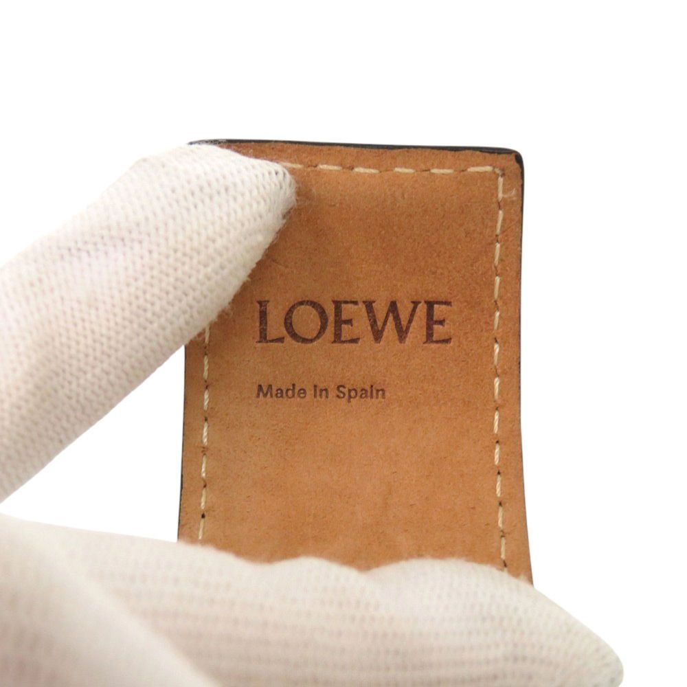 LOEWE スラップブレスレット　オレンジ 収納袋付き ロエベ LOEWE ブレスレット スラップブレスレット アナグラム
