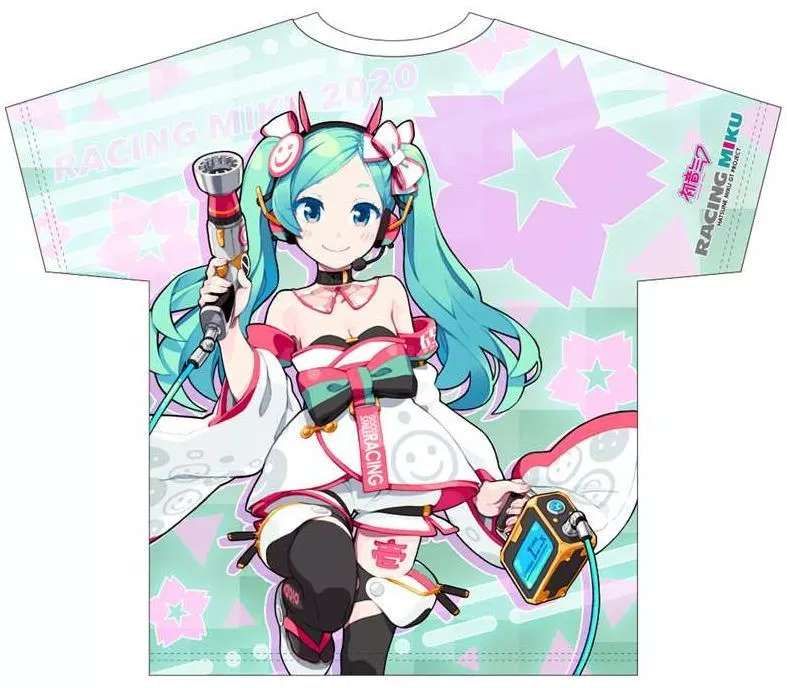 Tropical 初音ミク レーシングミク Ver. レーシングVer.2020 0 Ver.／晴着Ver | Ver vol.1 タペストリー GT Tシャツ フルグラフィック ビッグ缶バッジ est