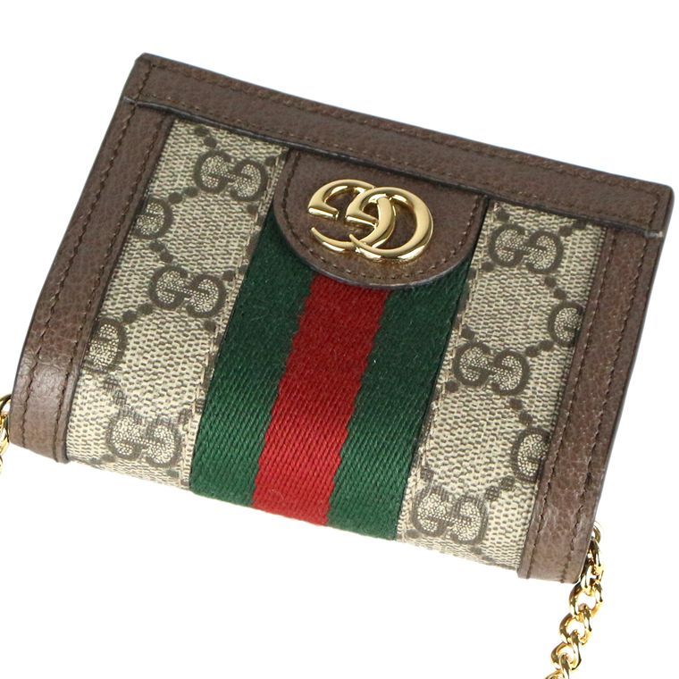 未使用品】GUCCI/グッチ オフィディア ウェブ ミニ チェーン