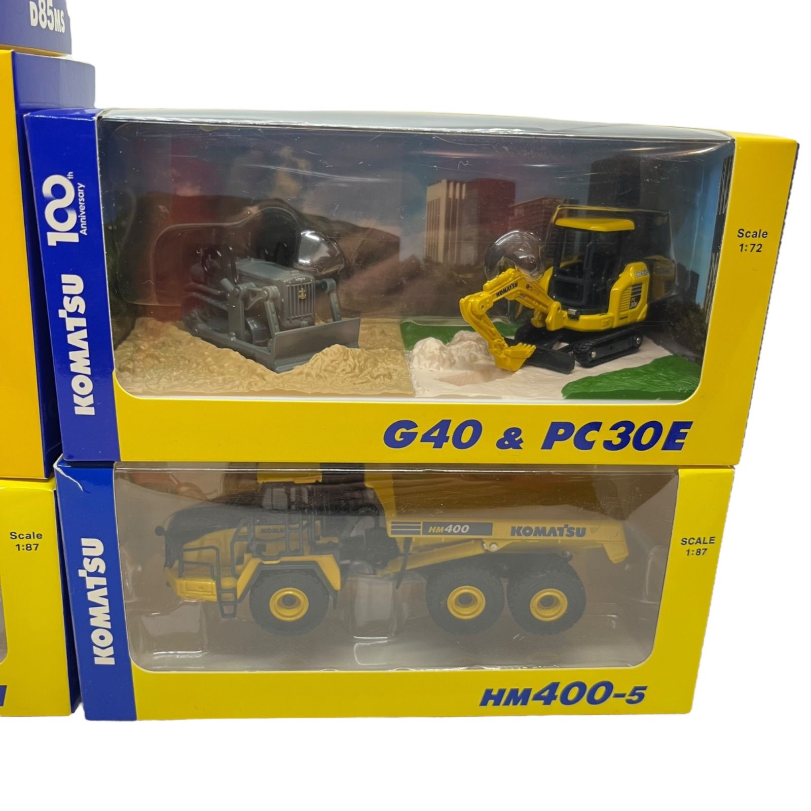 コマツ ミニフィギュアセット 931xc HM400-5 など コマツ ミニフィギュアセット 931xc HM400-5 など コマツ ミニ