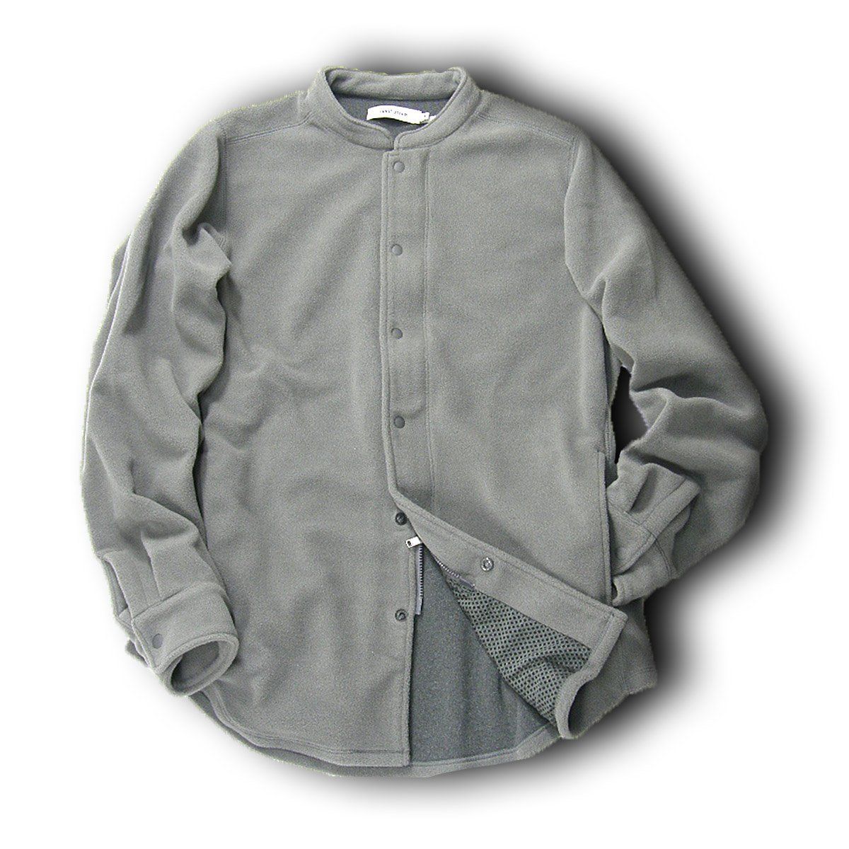 【新品】 nonnative × POLARTEC POWER STRETCH / ノンネイティブ × ポーラテック　フリース アウター 日本製 HIKER SHIRT JACKET ストレッチ フリース シャツジャケット グレー 秋冬