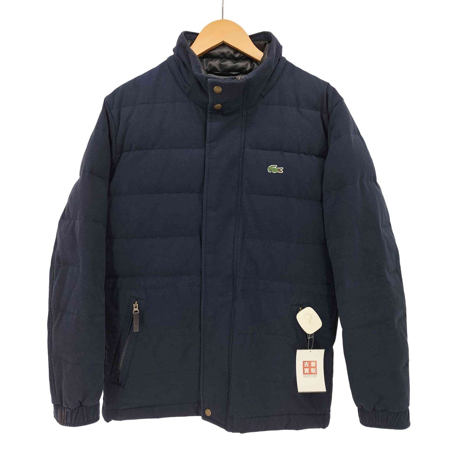 ラコステ LACOSTE Cotton Pique Hoodie Down JKT  コットン ピケ フーディ ダウン ジャケット メンズ  50/4