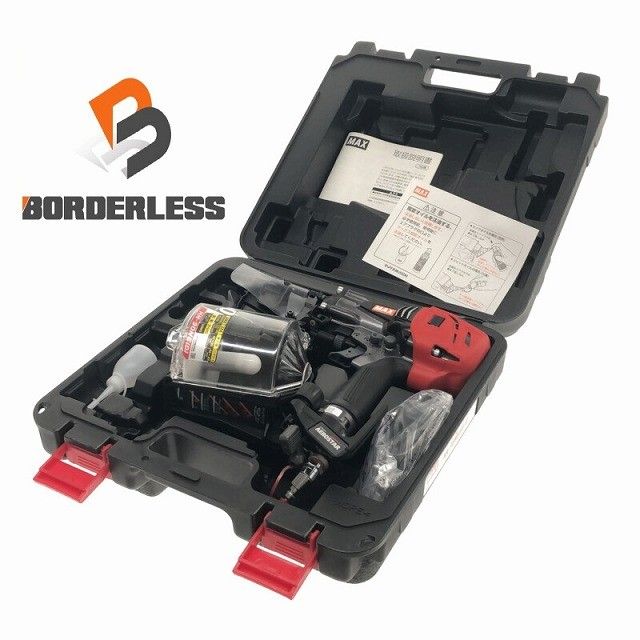 ♥品 MAX マックス 90mm 高圧スーパーネイラ HN-90N6 D - G エアロスター エア釘打ち機 コイルネイラー112755